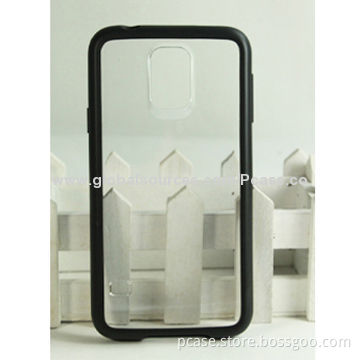 PC and TPU Hybrid Case for Samsung Galaxy S5, Available in Various Colors